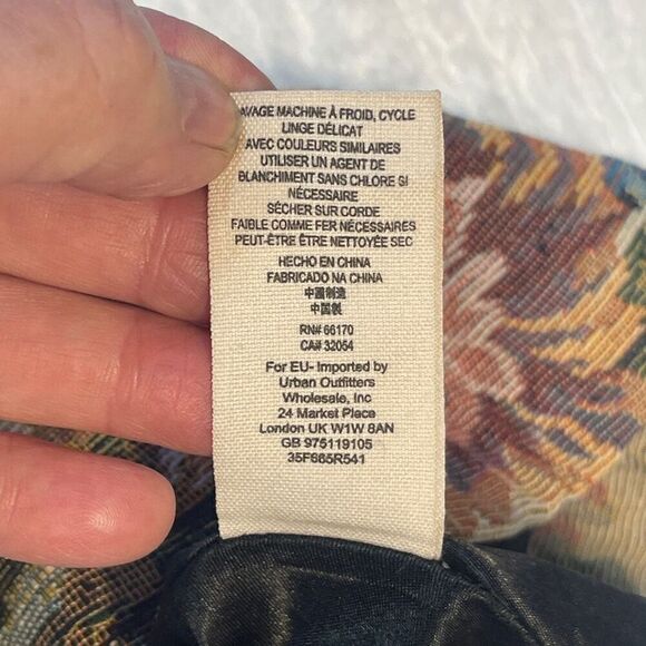 Free People Multicolor Tapestry Floral A-Line Mini LIned Skirt Size 4 - Picture 6 of 9